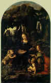Foto Leonardo Vergine rocce- LOuvre 1483-86..jpg (61806 byte)