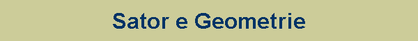 Sator e Geometrie