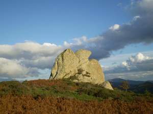 Il megalite a forma di aquila